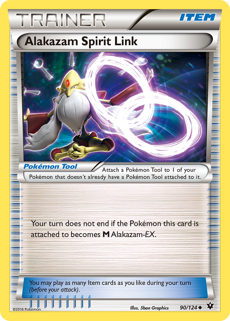 Alakazam Spirit Link (90/124) [XY: Fates Collide] - Pokémon - Card Brawlers | Quebec | Canada |