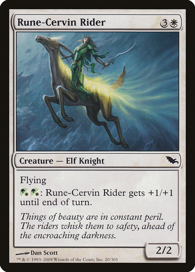 Rune-Cervin Rider [Shadowmoor] - Magic: The Gathering - Card Brawlers | Quebec | Canada |