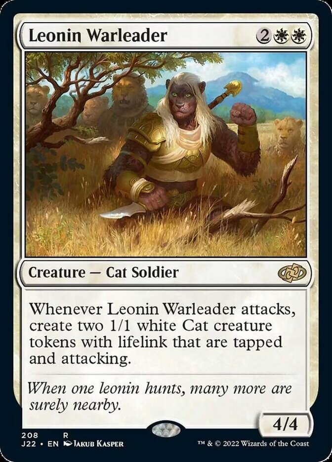Leonin Warleader [Jumpstart 2022] - Magic: The Gathering - Card Brawlers | Quebec | Canada |