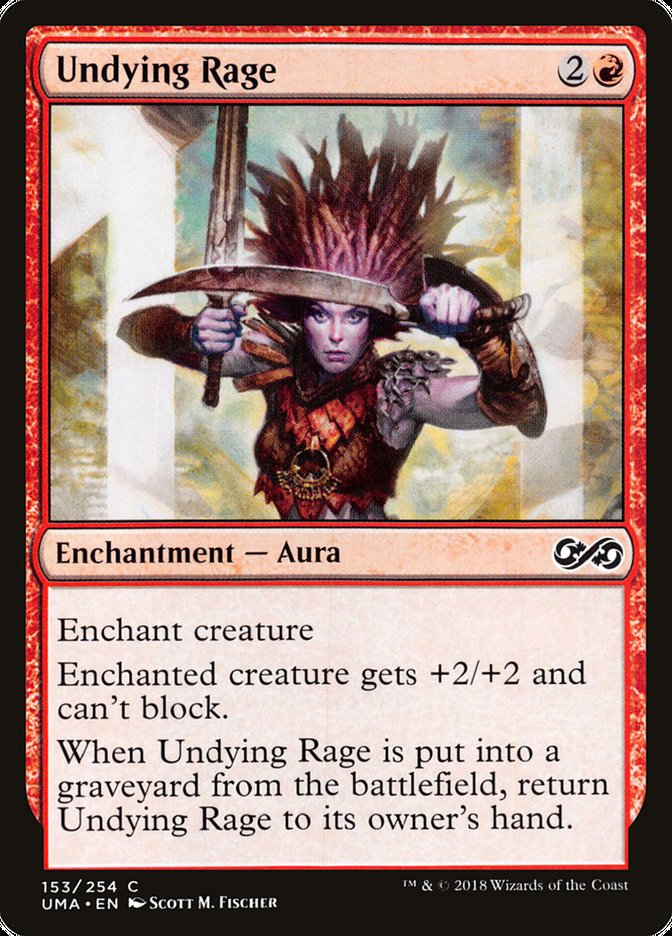 Undying Rage [Ultimate Masters] - Magic: The Gathering - Card Brawlers | Quebec | Canada |