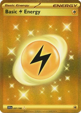 Basic Lightning Energy (257/198) - Holofoil [SV01 Scarlet & Violet Base Set]