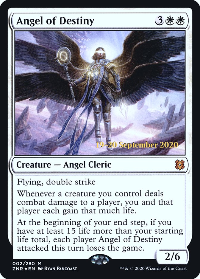 Angel of Destiny [Zendikar Rising Prerelease Promos] - Magic: The Gathering - Card Brawlers | Quebec | Canada |