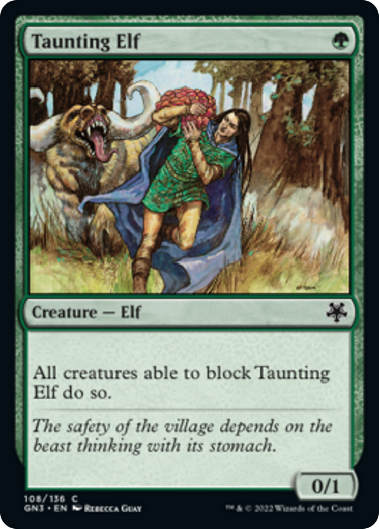Taunting Elf [Game Night: Free-for-All] - Magic: The Gathering - Card Brawlers | Quebec | Canada |