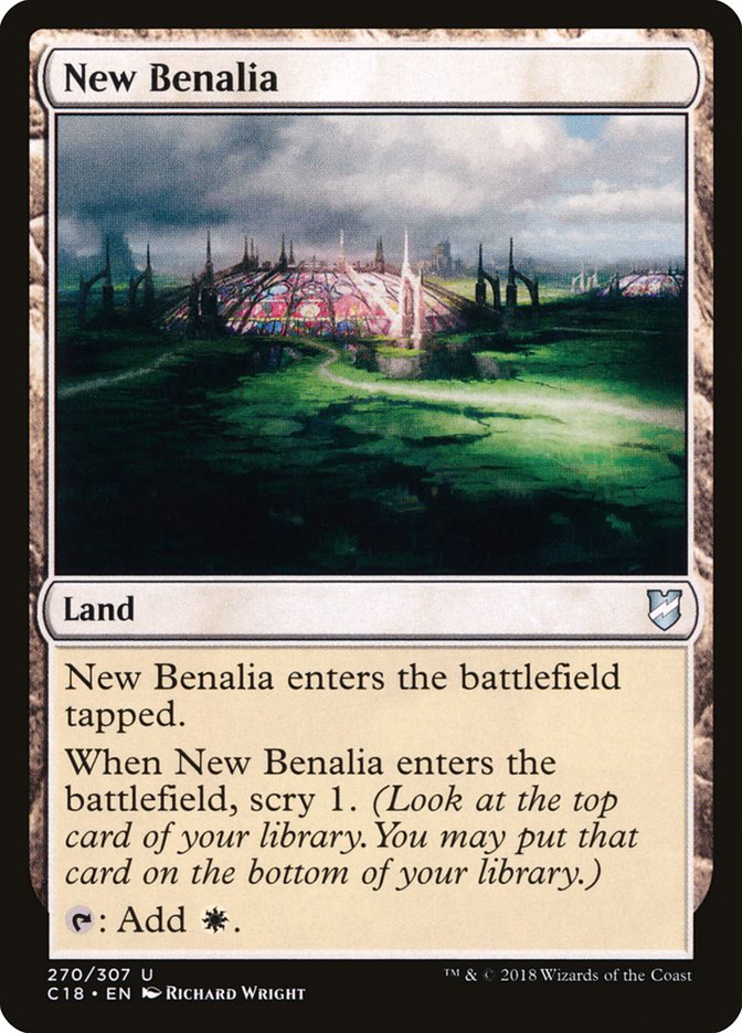New Benalia [Commander 2018] - Magic: The Gathering - Card Brawlers | Quebec | Canada |