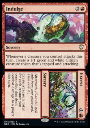 Indulge // Excess (Promo Pack) [Streets of New Capenna Commander Promos] - Magic: The Gathering - Card Brawlers | Quebec | Canada |