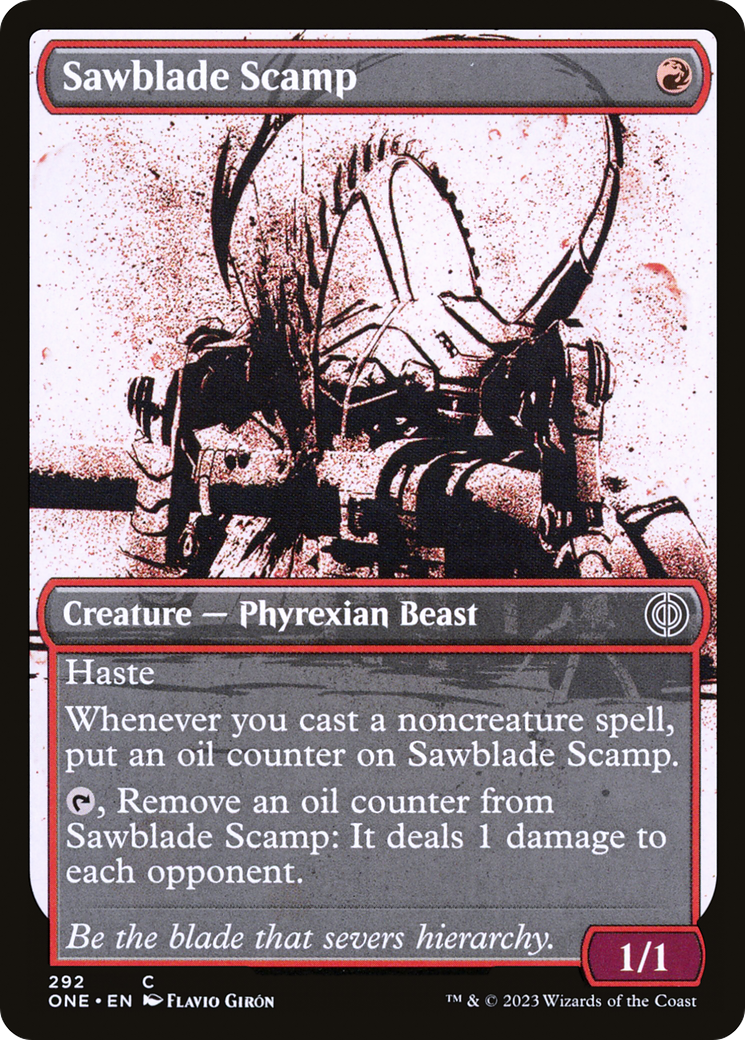 Sawblade Scamp (Showcase Ichor) [Phyrexia: All Will Be One] - Magic: The Gathering - Card Brawlers | Quebec | Canada |