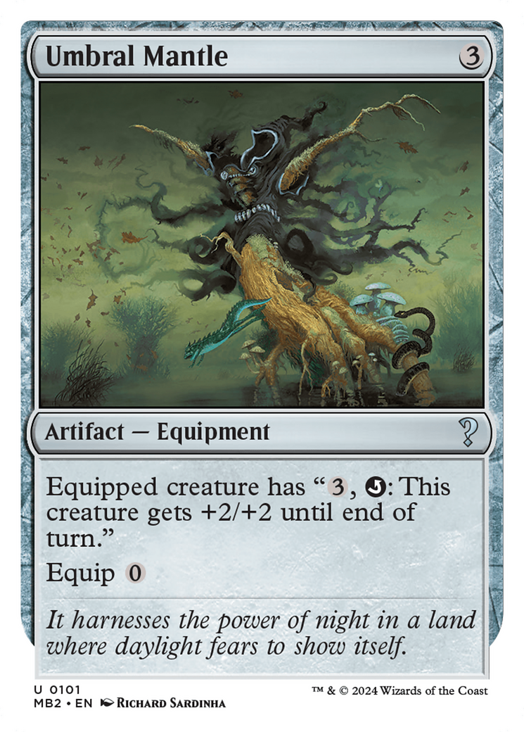 Umbral Mantle (White Border) [Mystery Booster 2] - Magic: The Gathering - Card Brawlers | Quebec | Canada |
