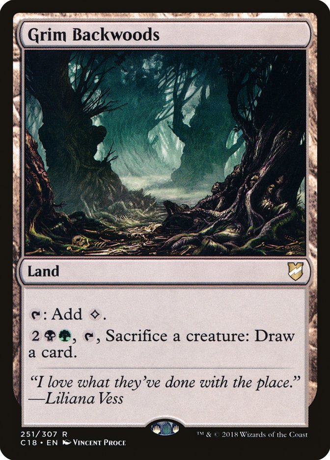 Grim Backwoods [Commander 2018] - Magic: The Gathering - Card Brawlers | Quebec | Canada |