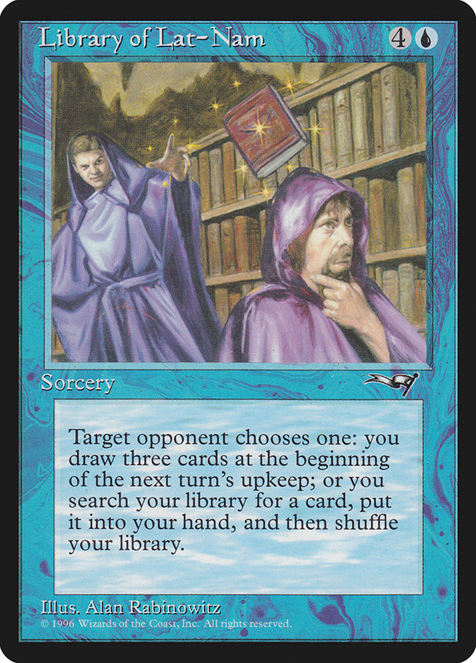Library of Lat-Nam [Alliances] - Magic: The Gathering - Card Brawlers | Quebec | Canada |