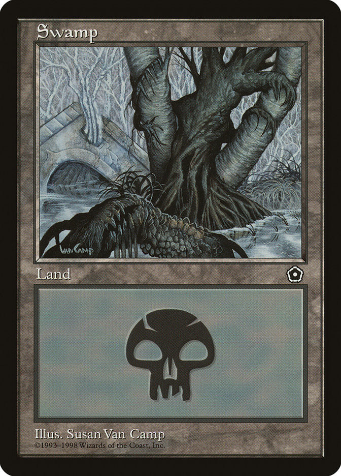 Swamp (White Signature on Left) [Portal Second Age] - Magic: The Gathering - Card Brawlers | Quebec | Canada |