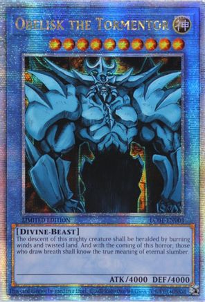 Obelisk the Tormentor (25th Anniversary) [LC01-EN001] Quarter Century Secret Rare - Yu-Gi-Oh! - Card Brawlers | Quebec | Canada |