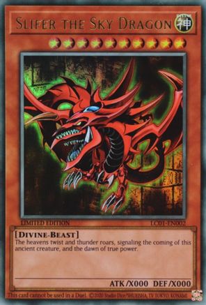 Slifer the Sky Dragon (25th Anniversary) [LC01-EN002] Ultra Rare - Yu-Gi-Oh! - Card Brawlers | Quebec | Canada |
