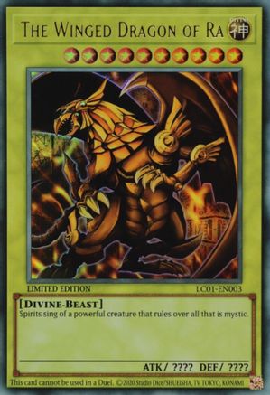 The Winged Dragon of Ra (25th Anniversary) [LC01-EN003] Ultra Rare - Yu-Gi-Oh! - Card Brawlers | Quebec | Canada |