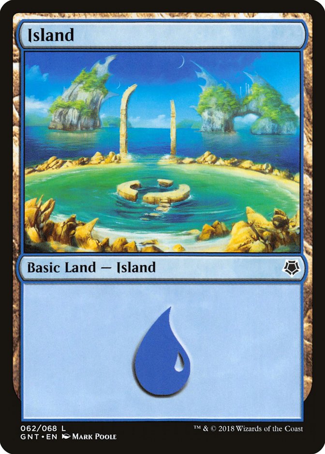 Island (62) [Game Night 2018] - Magic: The Gathering - Card Brawlers | Quebec | Canada |