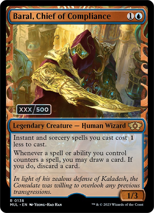 Baral, Chief of Compliance (Serialized) [Multiverse Legends] - Magic: The Gathering - Card Brawlers | Quebec | Canada |