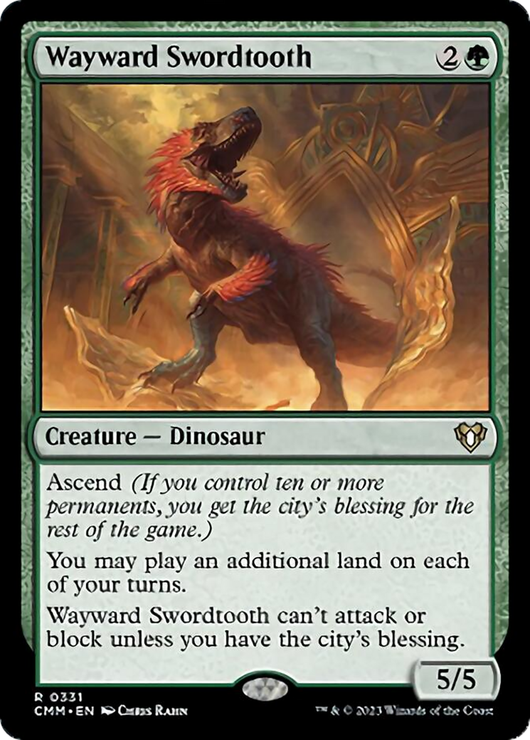Wayward Swordtooth [Commander Masters] - Magic: The Gathering - Card Brawlers | Quebec | Canada |