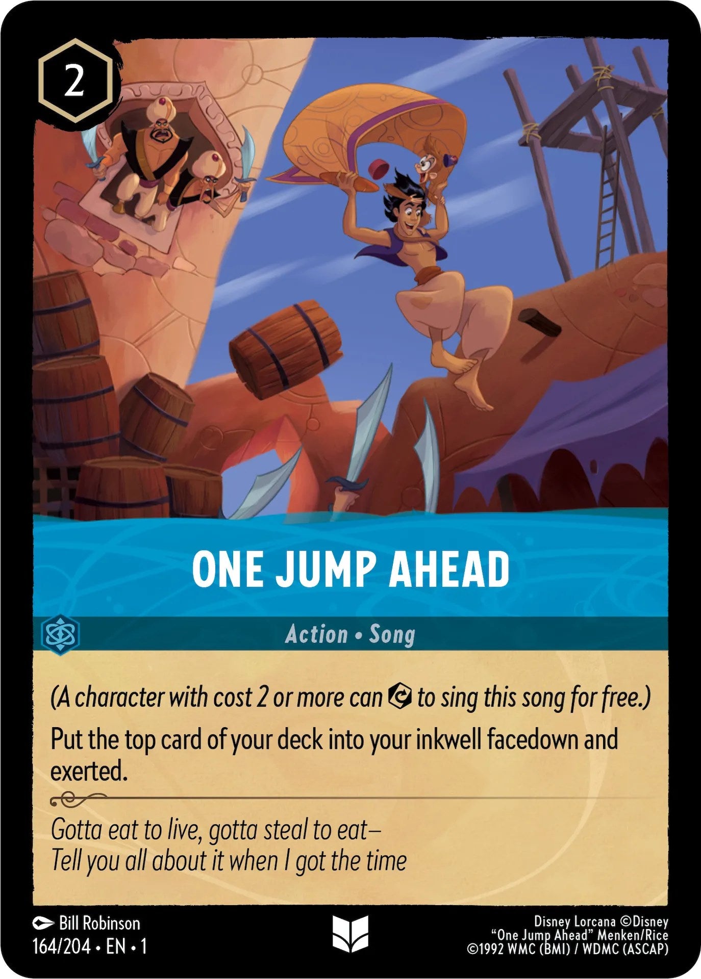 One Jump Ahead (164/204) [The First Chapter] - Disney - Card Brawlers | Quebec | Canada |