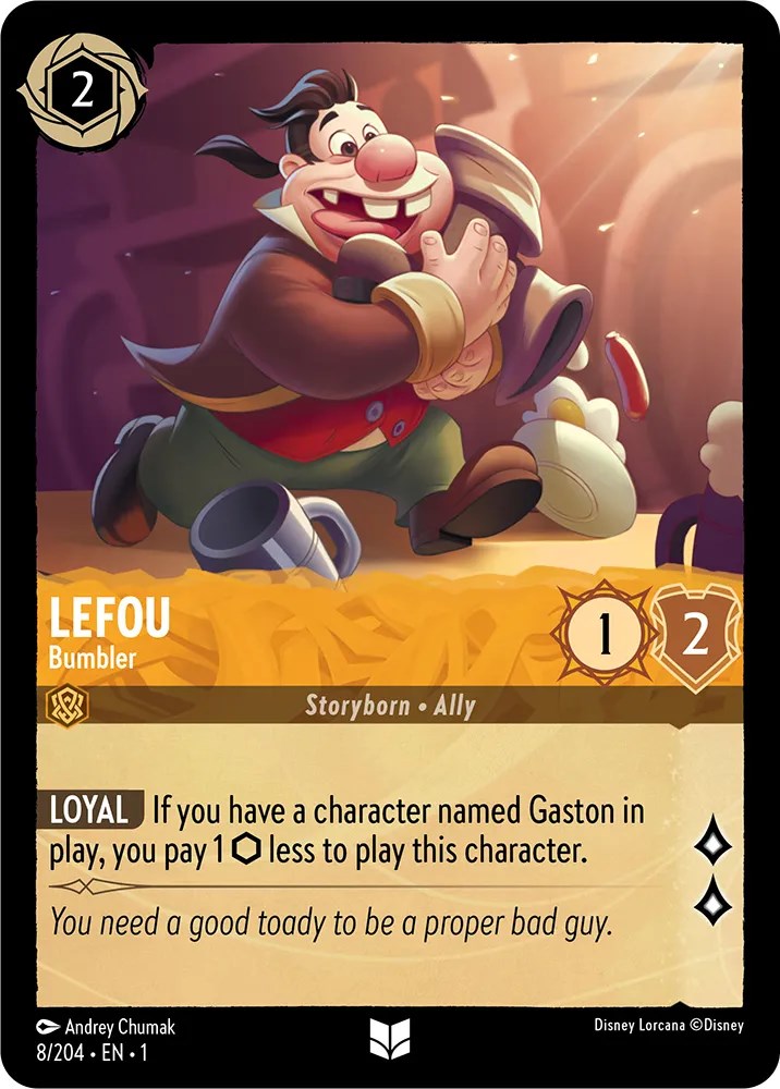 Lefou - Bumbler (8/204) [The First Chapter] - Disney - Card Brawlers | Quebec | Canada |