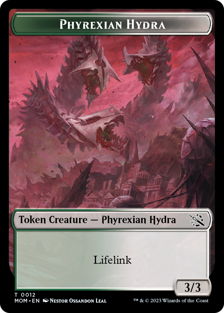 Elemental (9) // Phyrexian Hydra (12) Double-Sided Token [March of the Machine Tokens] - Magic: The Gathering - Card Brawlers | Quebec | Canada |