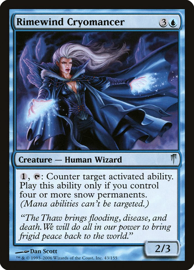 Rimewind Cryomancer [Coldsnap] - Magic: The Gathering - Card Brawlers | Quebec | Canada |