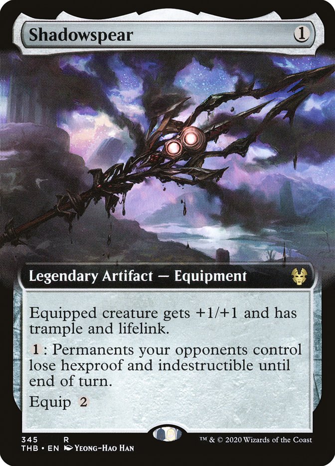 Shadowspear (Extended Art) [Theros Beyond Death] - Magic: The Gathering - Card Brawlers | Quebec | Canada |