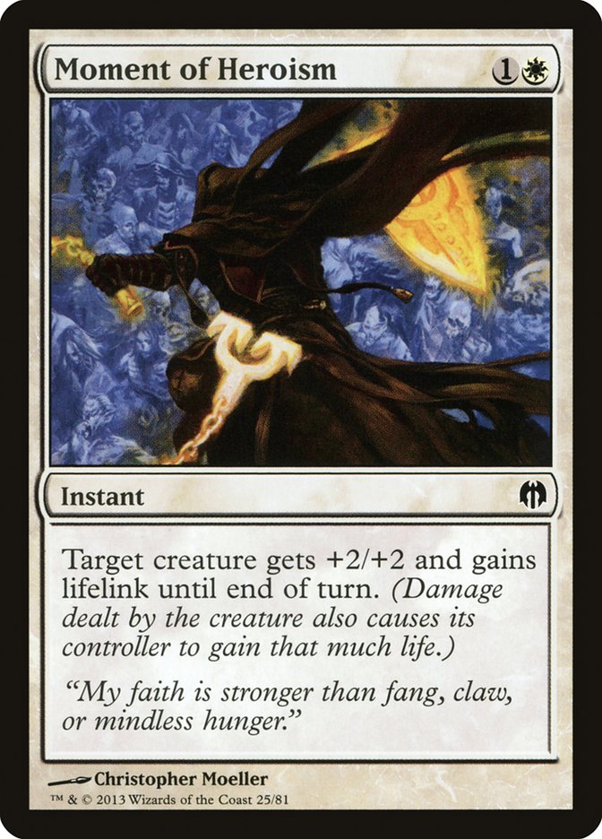 Moment of Heroism [Duel Decks: Heroes vs. Monsters] - Magic: The Gathering - Card Brawlers | Quebec | Canada |