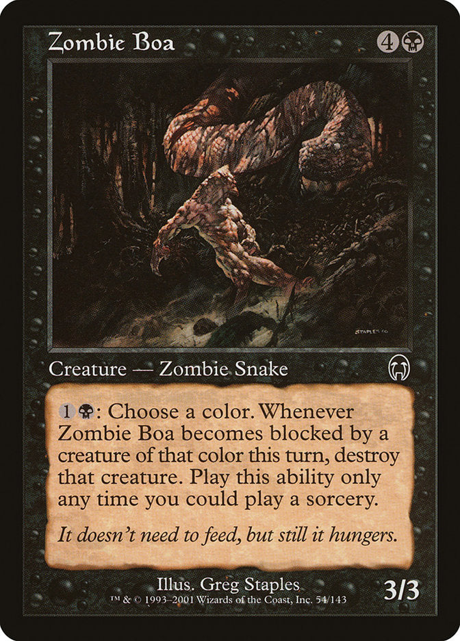 Zombie Boa [Apocalypse] - Magic: The Gathering - Card Brawlers | Quebec | Canada |