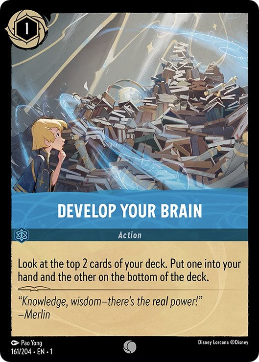 Develop Your Brain (161/204) [The First Chapter] - Disney - Card Brawlers | Quebec | Canada |