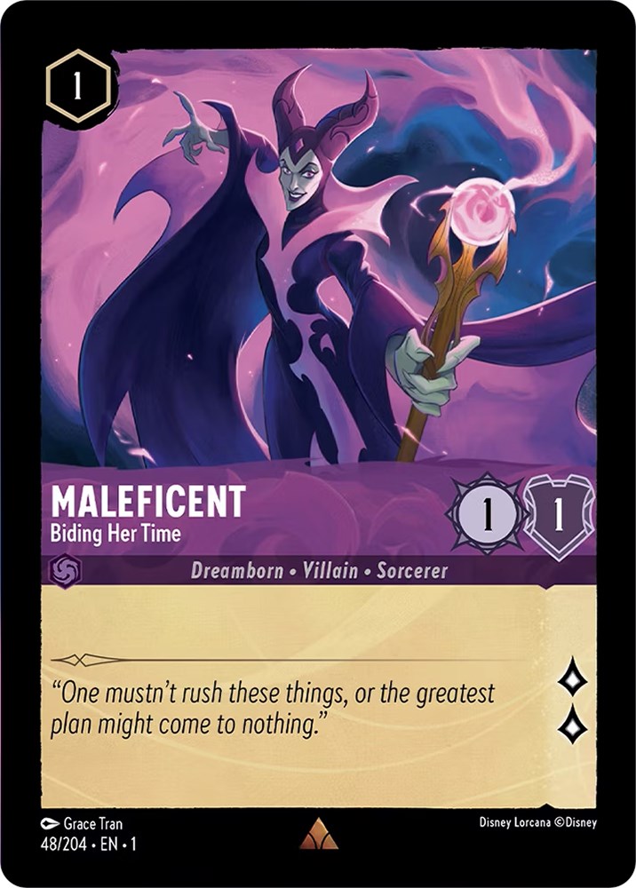 Maleficent - Biding Her Time (48/204) [The First Chapter] - Disney - Card Brawlers | Quebec | Canada |