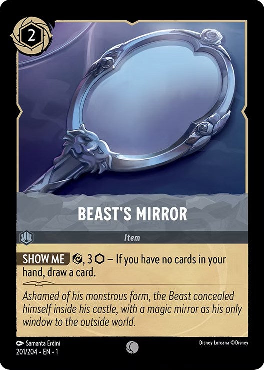 Beast's Mirror (201/204) [The First Chapter] - Disney - Card Brawlers | Quebec | Canada |