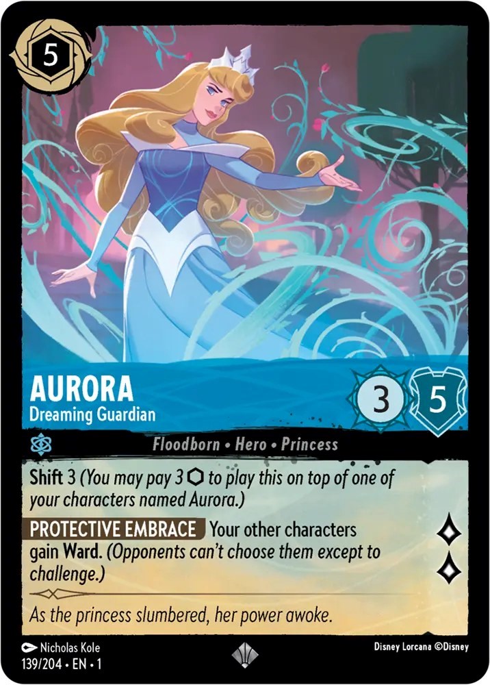 Aurora - Dreaming Guardian (139/204) [The First Chapter] - Disney - Card Brawlers | Quebec | Canada |