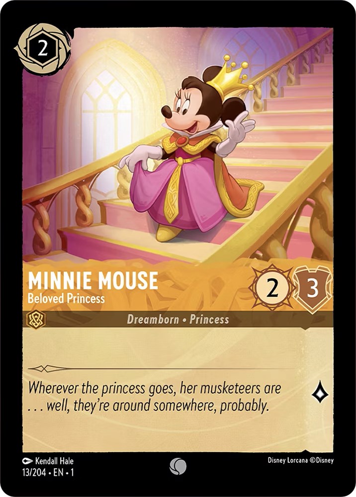 Minnie Mouse - Beloved Princess (13/204) [The First Chapter] - Disney - Card Brawlers | Quebec | Canada |