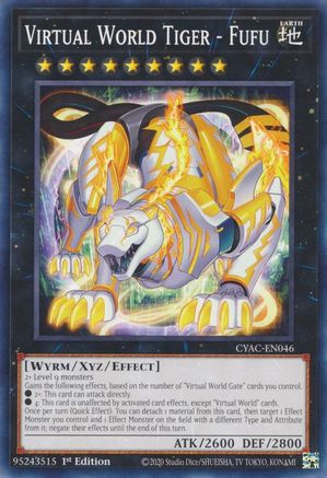 Virtual World Tiger - Fufu [CYAC-EN046] Common - Yu-Gi-Oh! - Card Brawlers | Quebec | Canada |