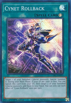 Cynet Rollback [CYAC-EN051] Super Rare - Yu-Gi-Oh! - Card Brawlers | Quebec | Canada |