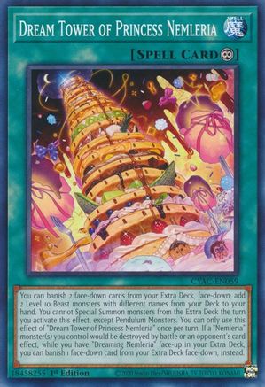 Dream Tower of Princess Nemleria [CYAC-EN059] Common - Yu-Gi-Oh! - Card Brawlers | Quebec | Canada |