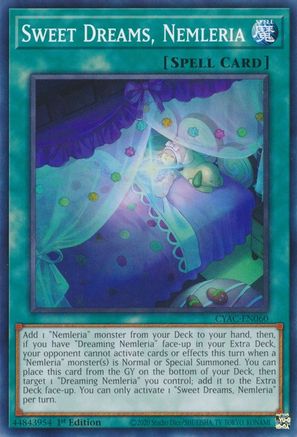 Sweet Dreams, Nemleria [CYAC-EN060] Common - Yu-Gi-Oh! - Card Brawlers | Quebec | Canada |