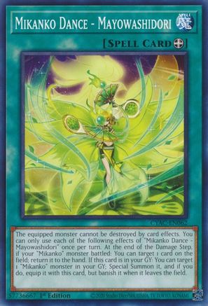 Mikanko Dance - Mayowashidori [CYAC-EN062] Common - Yu-Gi-Oh! - Card Brawlers | Quebec | Canada |