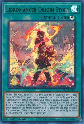 Libromancer Origin Story [CYAC-EN063] Ultra Rare - Yu-Gi-Oh! - Card Brawlers | Quebec | Canada |