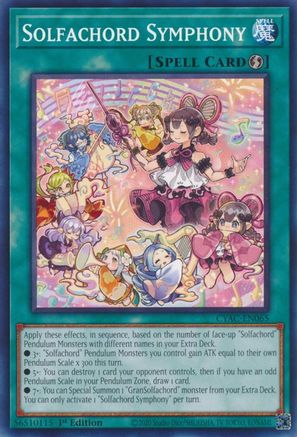 Solfachord Symphony [CYAC-EN065] Common - Yu-Gi-Oh! - Card Brawlers | Quebec | Canada |