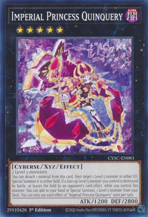 Imperial Princess Quinquery [CYAC-EN083] Common - Yu-Gi-Oh! - Card Brawlers | Quebec | Canada |