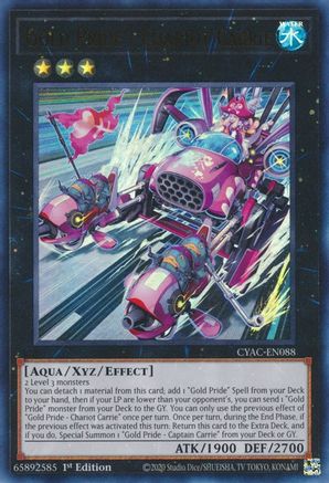 Gold Pride - Chariot Carrie [CYAC-EN088] Ultra Rare - Yu-Gi-Oh! - Card Brawlers | Quebec | Canada |
