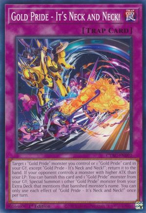 Gold Pride - It's Neck and Neck! [CYAC-EN092] Common - Yu-Gi-Oh! - Card Brawlers | Quebec | Canada |