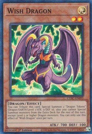 Wish Dragon [CYAC-EN093] Super Rare - Yu-Gi-Oh! - Card Brawlers | Quebec | Canada |