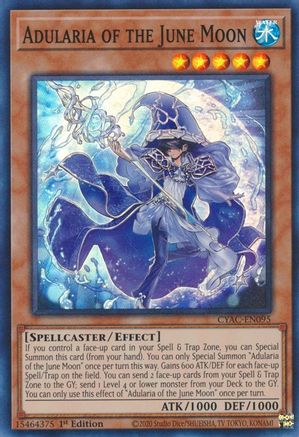 Adularia of the June Moon [CYAC-EN095] Super Rare - Yu-Gi-Oh! - Card Brawlers | Quebec | Canada |