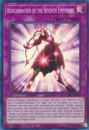 Reincarnation of the Seventh Emperors [CYAC-EN098] Super Rare - Yu-Gi-Oh! - Card Brawlers | Quebec | Canada |