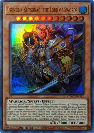 Tsumuha-Kutsunagi the Lord of Swords [CYAC-ENSP1] Ultra Rare - Yu-Gi-Oh! - Card Brawlers | Quebec | Canada |