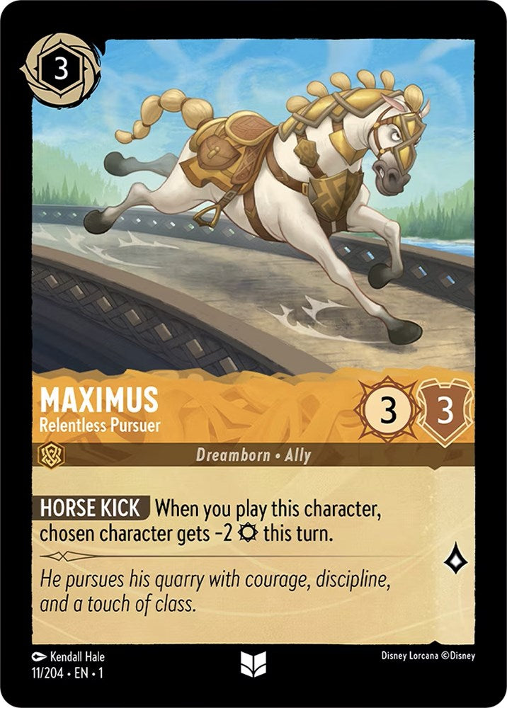 Maximus - Relentless Pursuer (11/204) [The First Chapter] - Disney - Card Brawlers | Quebec | Canada |