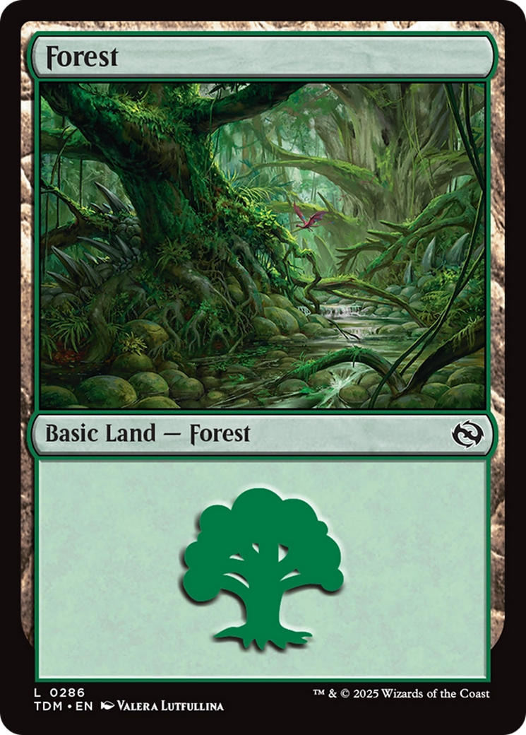 Forest (0286) [Tarkir: Dragonstorm] - Magic: The Gathering - Card Brawlers | Quebec | Canada |