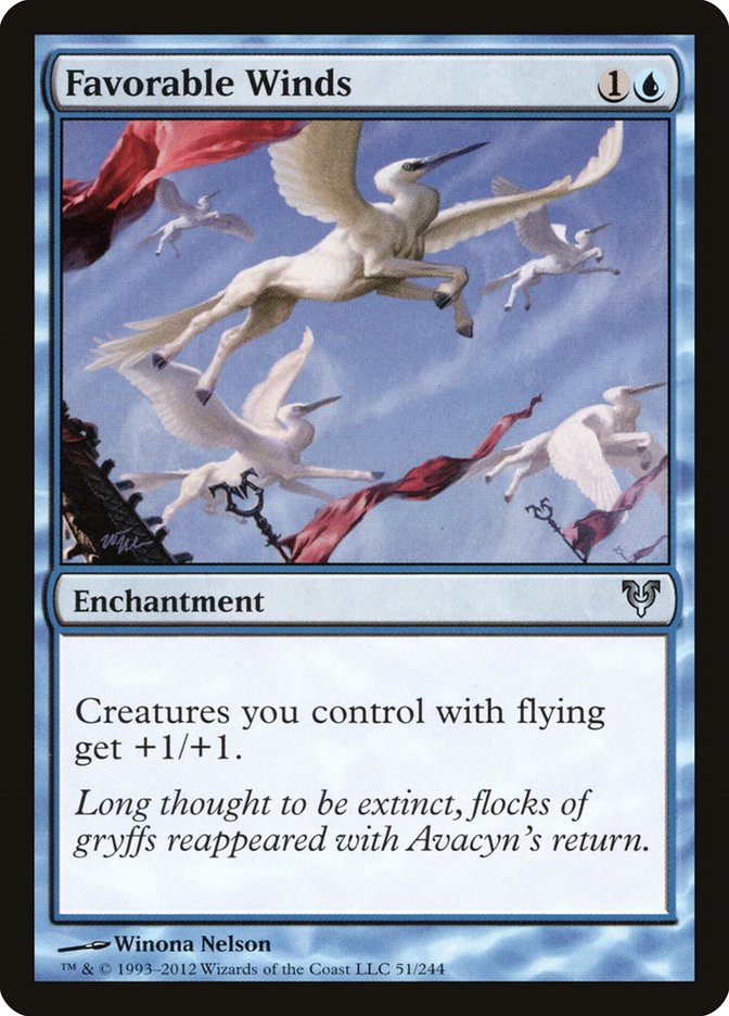 Favorable Winds [Avacyn Restored] - Magic: The Gathering - Card Brawlers | Quebec | Canada |