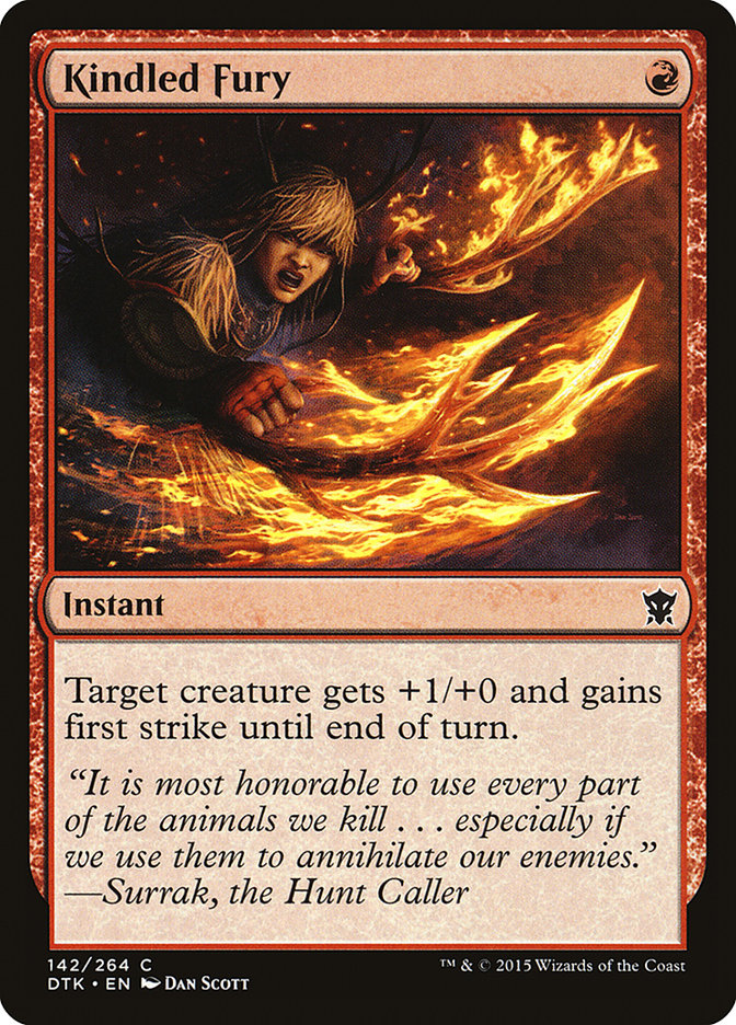 Kindled Fury [Dragons of Tarkir] - Magic: The Gathering - Card Brawlers | Quebec | Canada |